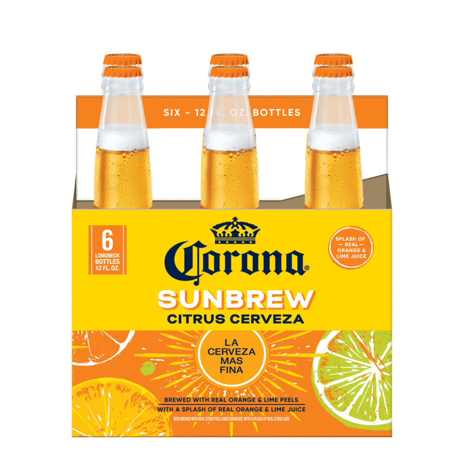 Corona Sunbrew Citrus Cerveza, 6 pk, 12 fl oz Bottles 4.5% abv