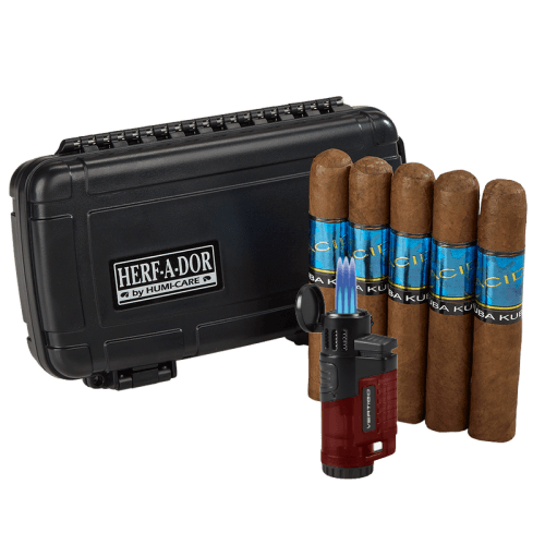 Humi-Care Herf-a-dor Travel Humidor 5 Capacity