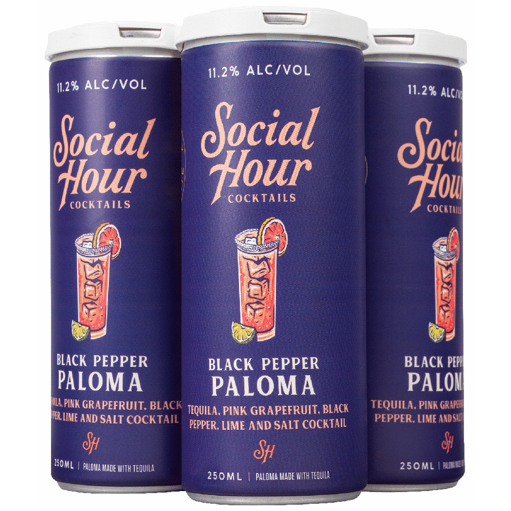 Social Hour Black Pepper Paloma 250ml 4pk
