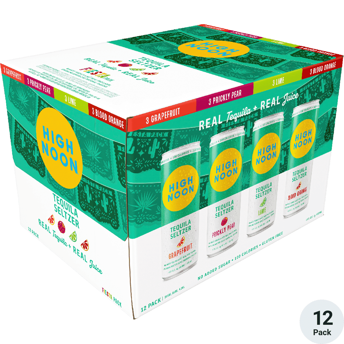 High Noon Tequila Fiesta 12pk Vty