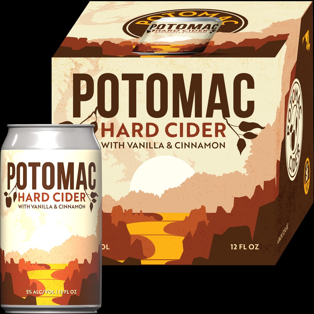 Potomac Hard Cider Vanilla and Cinnamon 4pk