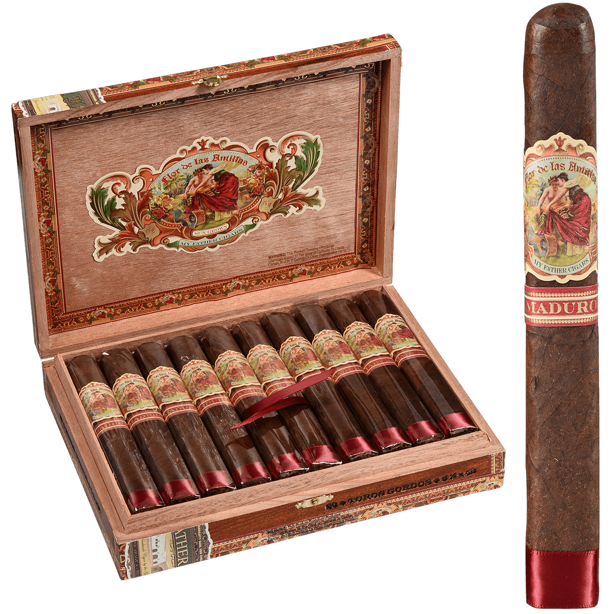 My Father Flor De Las Antillas Maduro Toro Gordo