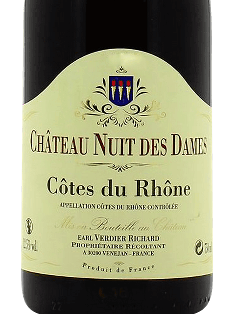 Château Nuit Des Dames Cotes du Rhône 750ml