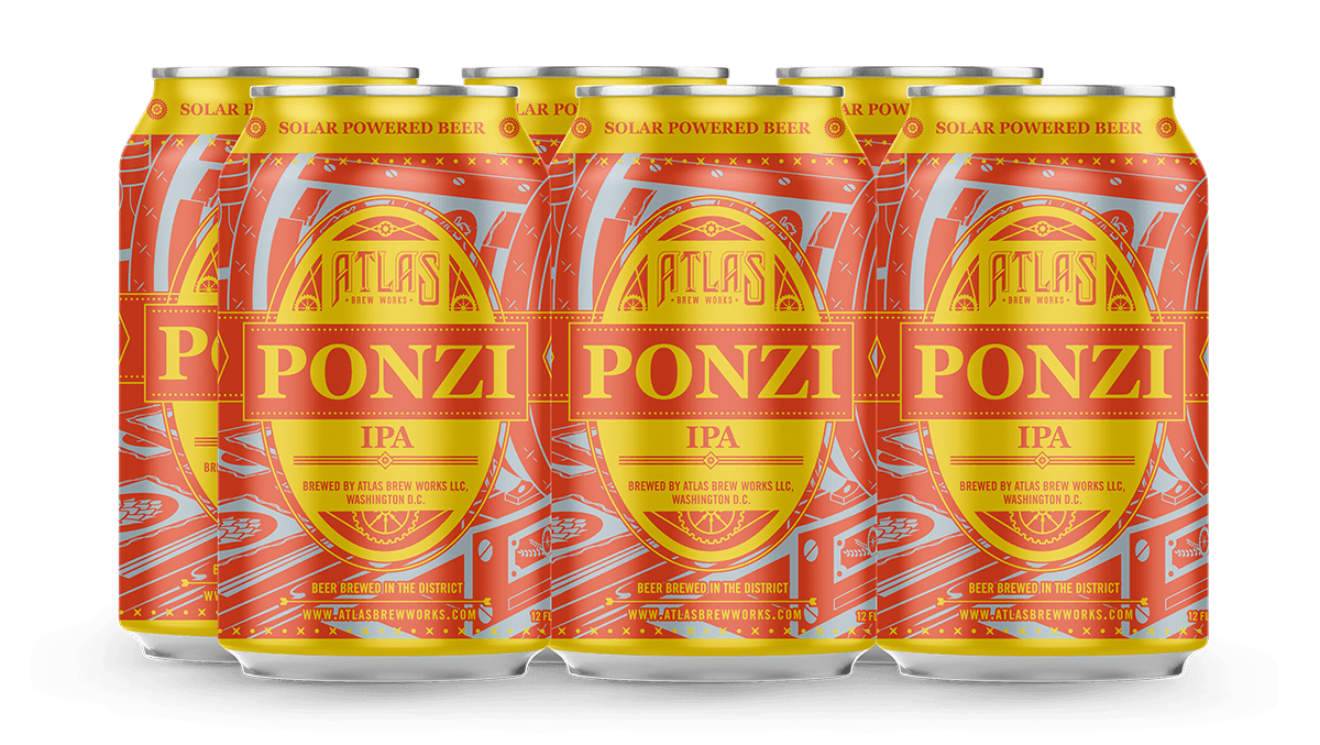 Atlas Ponzi 6pk Cans 12fl oz 12 FZ