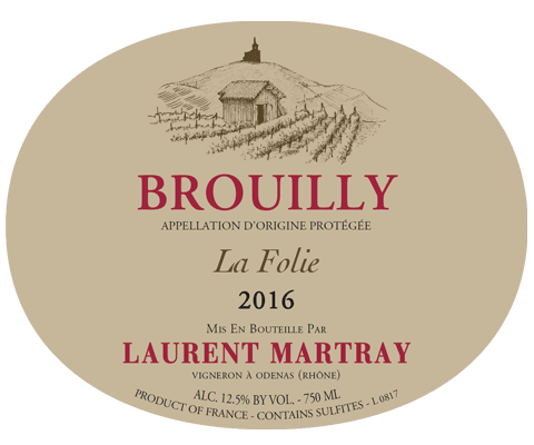 Laurent Martray Cote de Brouilly "Lois" 750ml