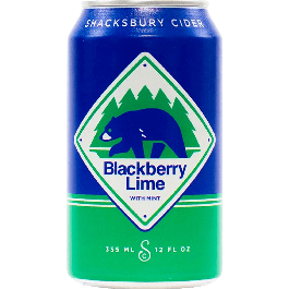 Shacksbury Cider Blackberry Lime 4pk Cans