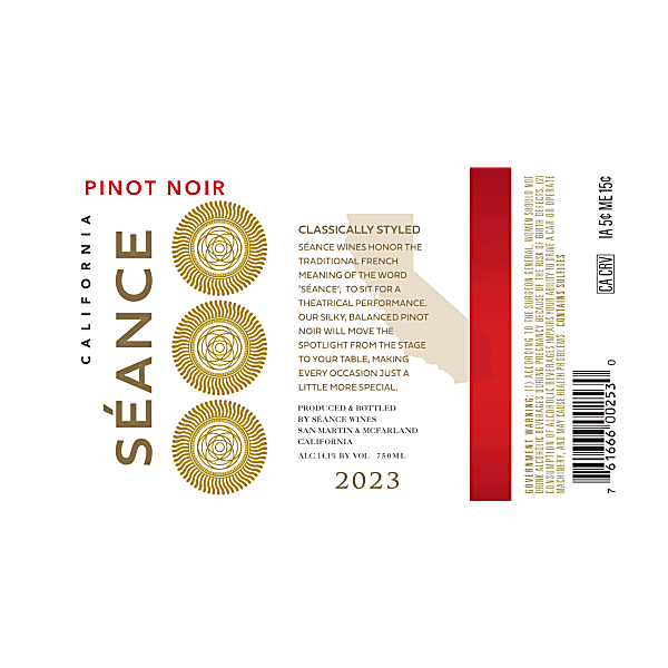 Seance Pinot Noir 750ml