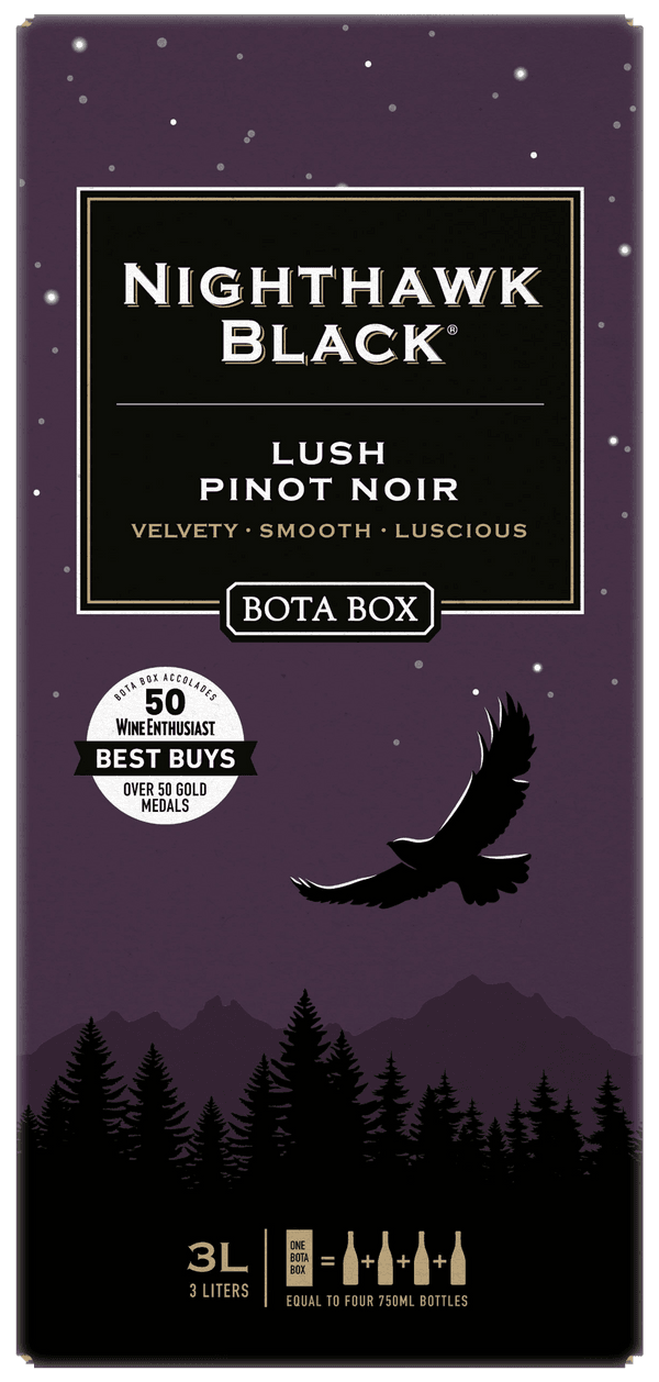 NIGHTHAWK BLACK-LUSH PINOT NOIR 3L