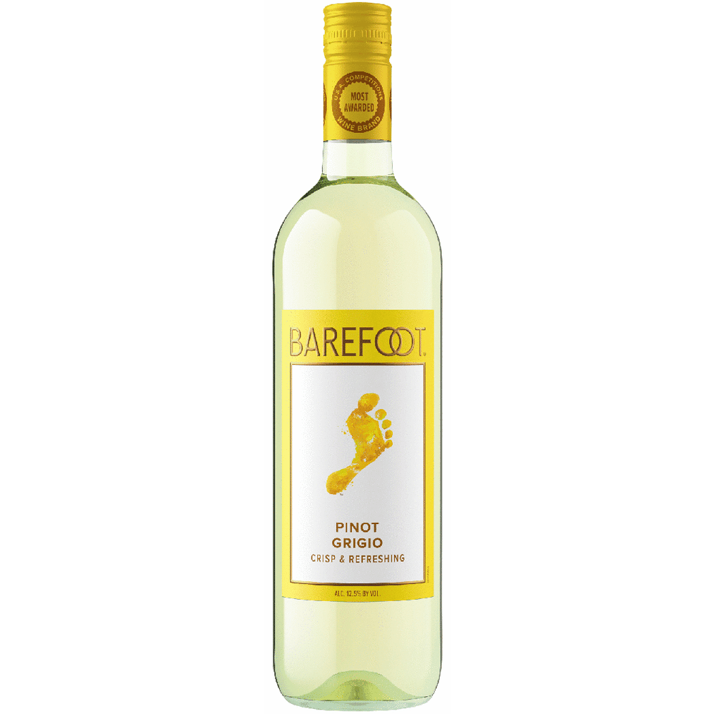 BAREFOOT-PINOT GRIGIO 750ML
