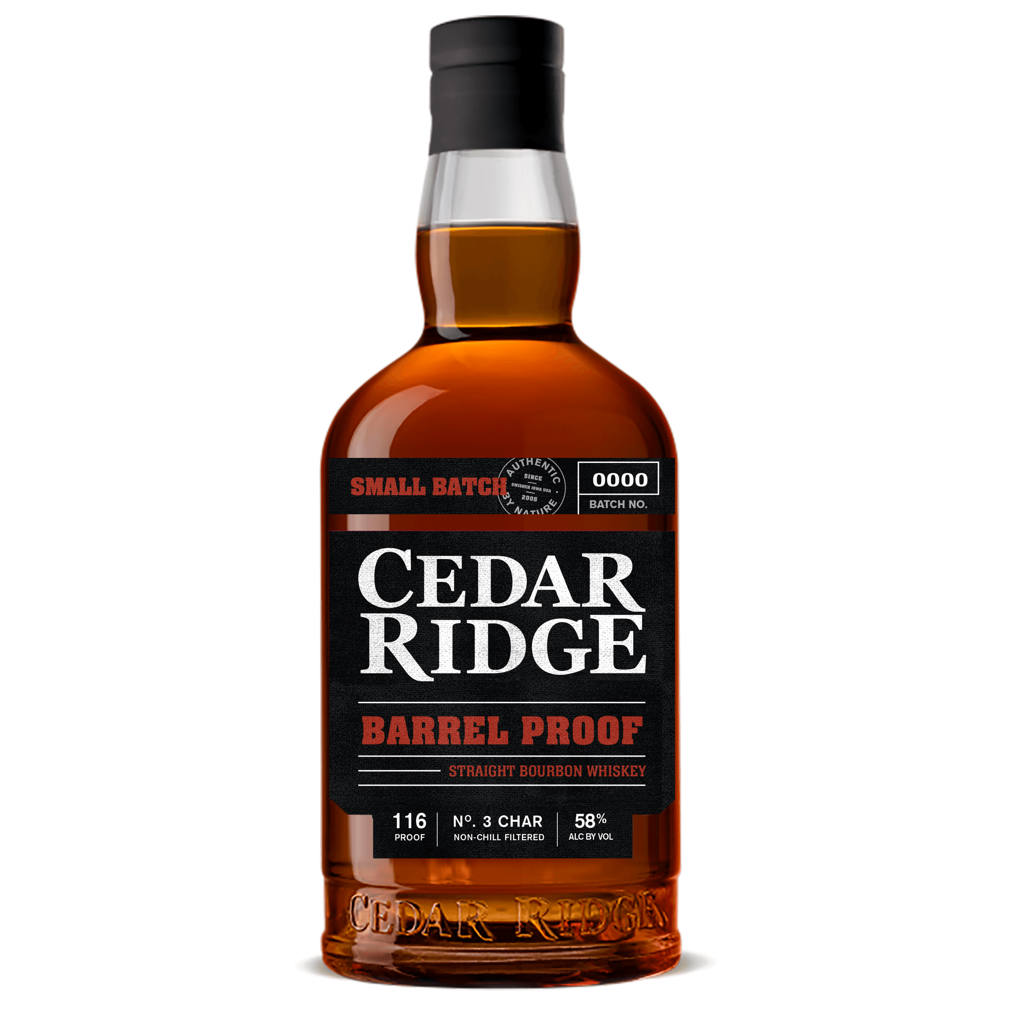 Cedar Ridge Small Batch Barrel Proof 750ml