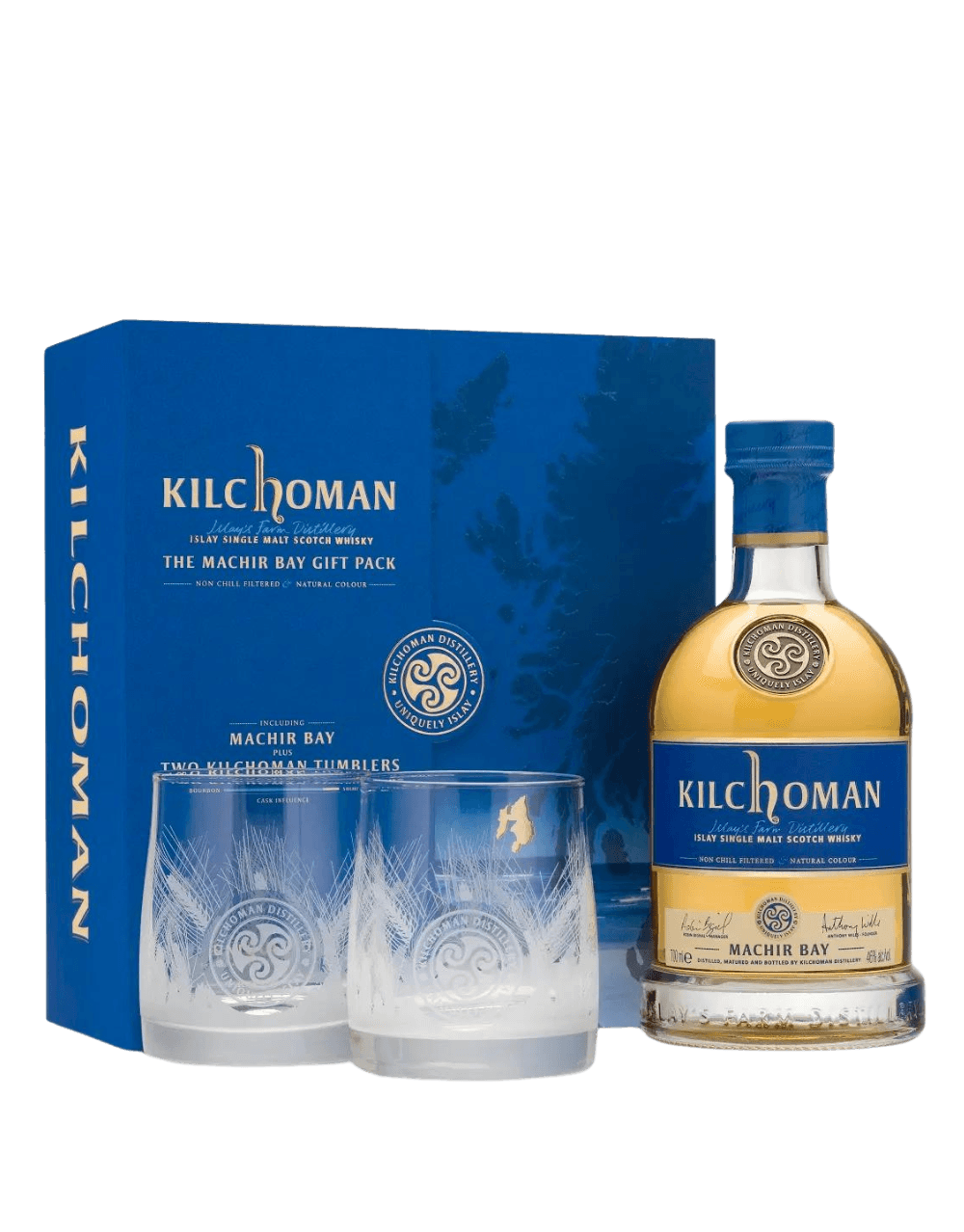 KILCHOMAN-MACHIR BAY GIFT SET 750ML