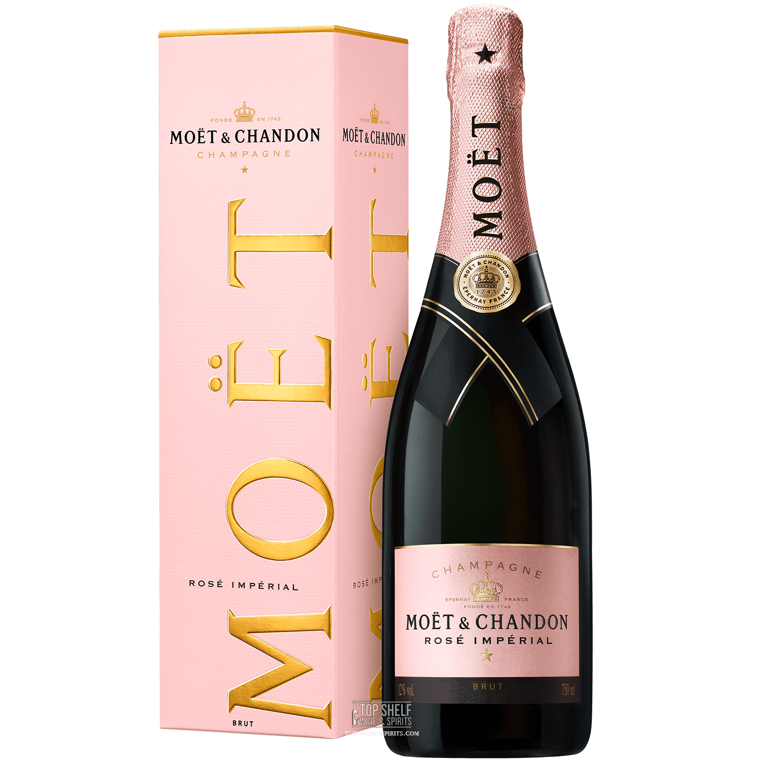 MOET & CHANDON-ROSÉ IMPÉRIAL 750ML