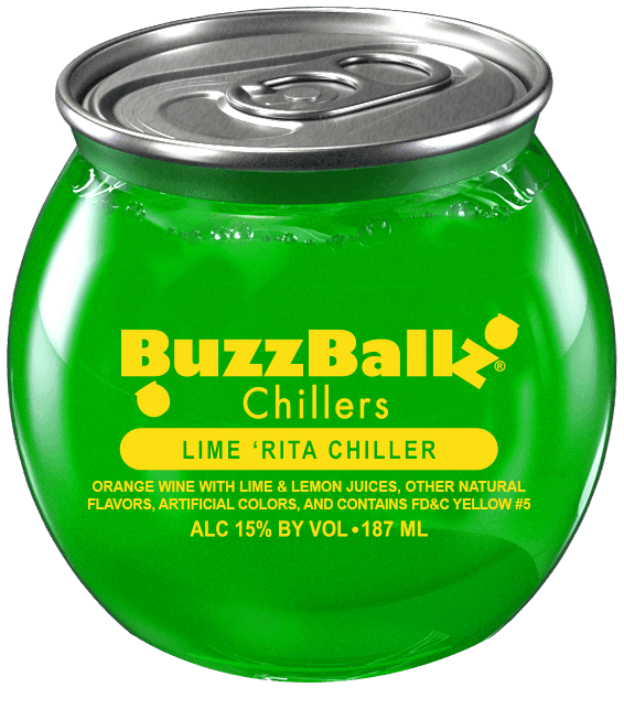Buzzballz Chillerz Lime Rita Chiller Cocktail 187 ml