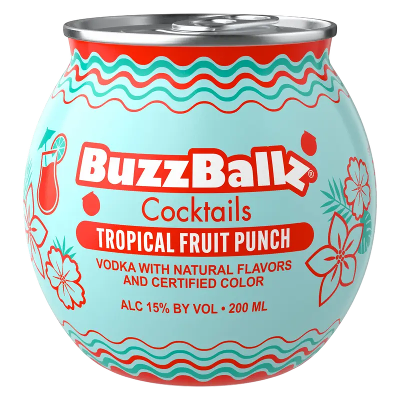 BUZZBALLZ TROPICAL FRUIT PUNCH 200ML